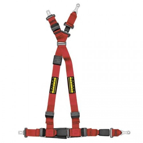 SCHROTH 93081-2 SEAT BELT STRAP QUICKFIT ASM WITH SCHROTH LOGO RIGHT RED FOR VW