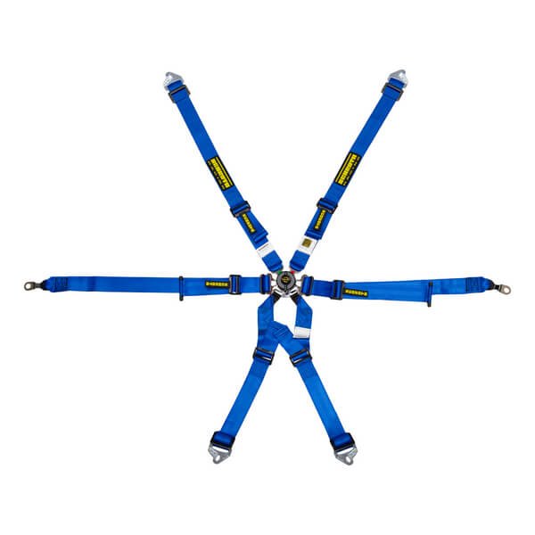 SCHROTH 94700-1 SEAT BELT PROFI 6-POINT 2X2 BLUE FOR PORSCHE 996 / 997