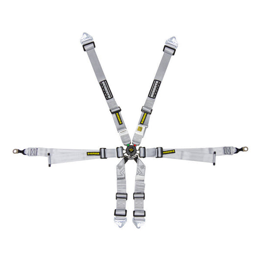SCHROTH 94700-9 SEAT BELT PROFI 6-POINT 2X2 SILVER FOR PORSCHE 996 / 997