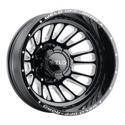 Weld W12108292N39 Scorch Dually Rear W121 Wheel 20x8.25 8x200 ET-221 BS-3.92 Gloss Black MIL