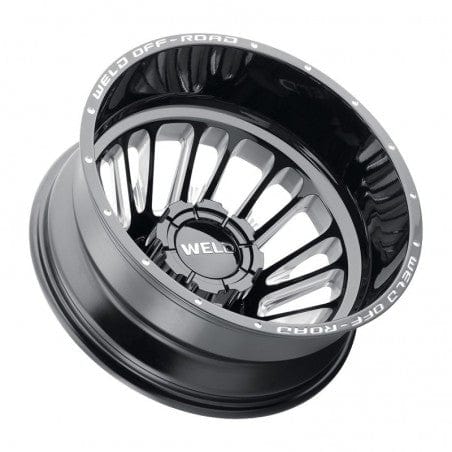 Weld W12108292N39 Scorch Dually Rear W121 Wheel 20x8.25 8x200 ET-221 BS-3.92 Gloss Black MIL