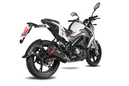 Scorpion RKE50CEO Serket Taper Full System Carbon Fibre Sleeve - RKF 125 Euro 4 Model - 2019