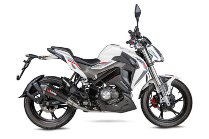 Scorpion RKE50CEO Serket Taper Full System Carbon Fibre Sleeve - RKF 125 Euro 4 Model - 2019