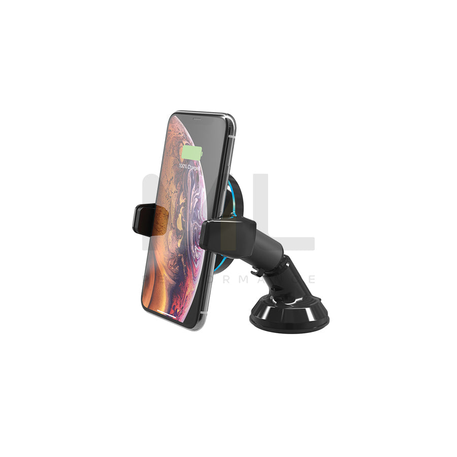 SCOSCHE MagicGrip, DP Window/Dash 8087 Car phone holder with ball joint, with wireless charger, windscreen, with USB plug (type C), universal 360°