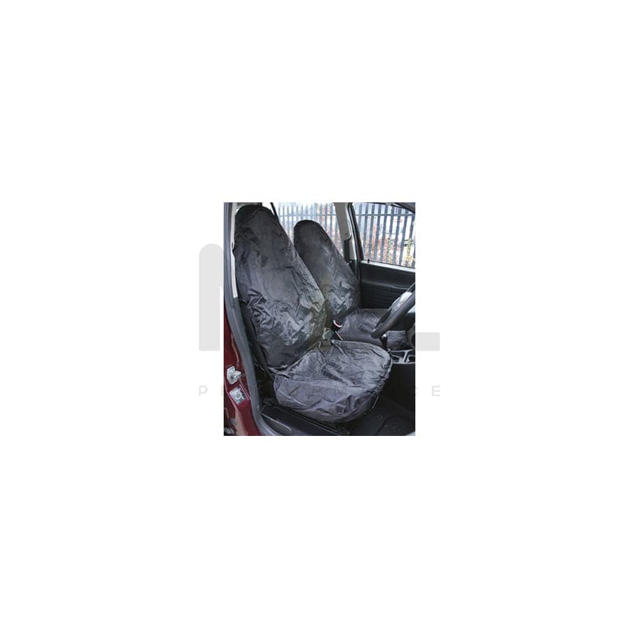 SEALEY CSC6 Car seat cover Black, Waterproof, Nylon, Front