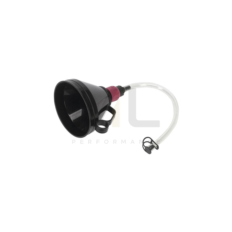 SEALEY VFF1 Funnel 160mm, Acid proof, Oil resistant, with filter