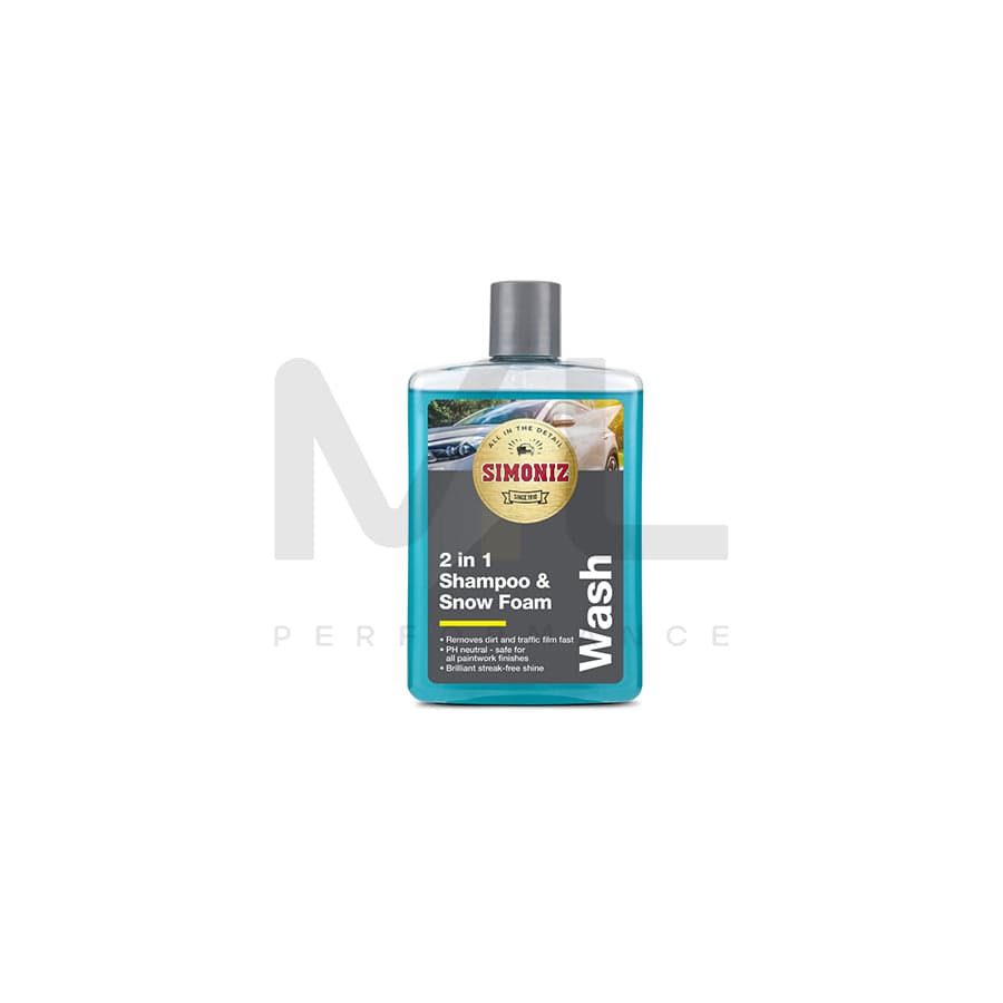 Simoniz 2 in 1 Shampoo & Snow Foam 475ml