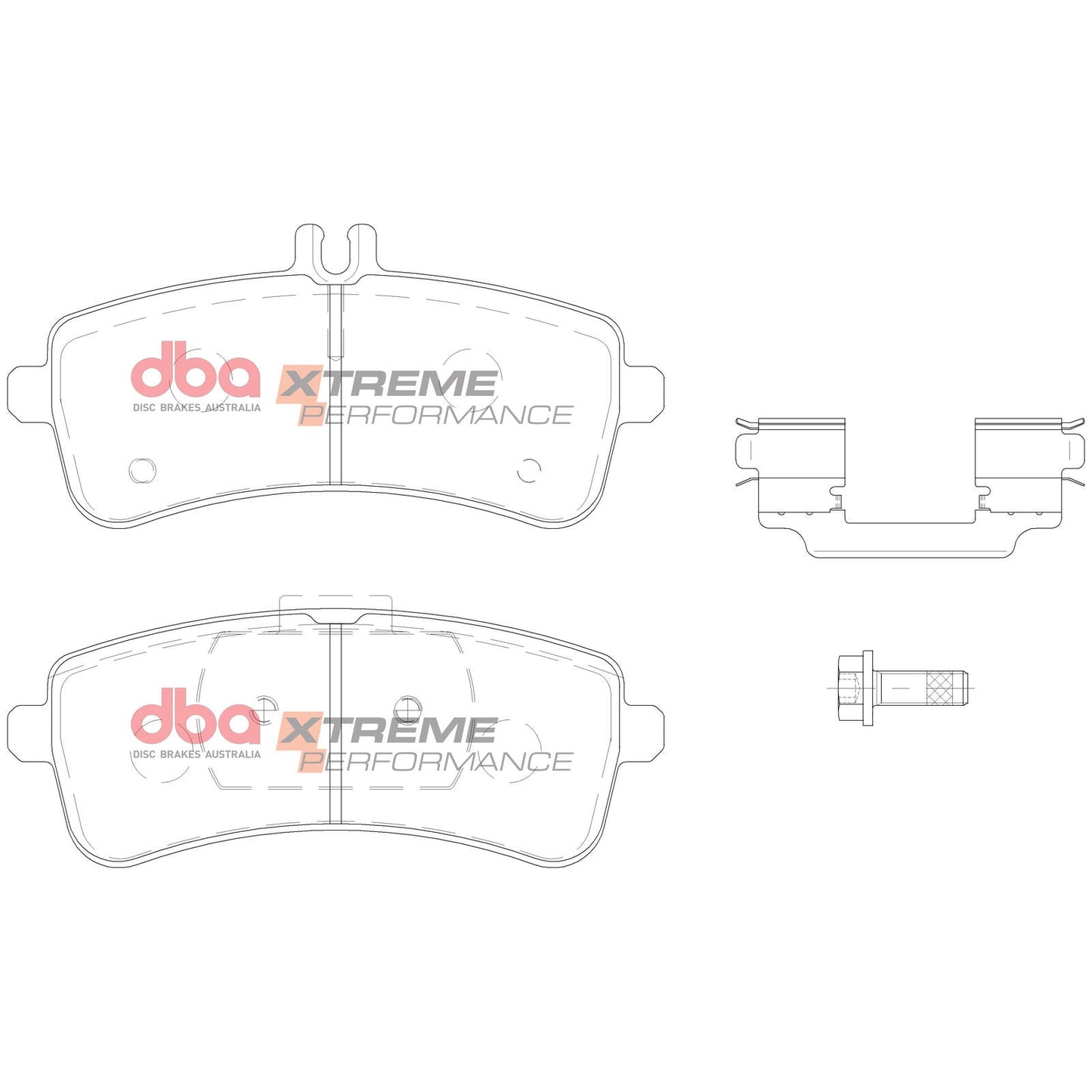 DBA DB15034XP High Performance Brake Pad Set