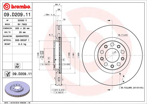 DELPHI LH7378 Brake Hose