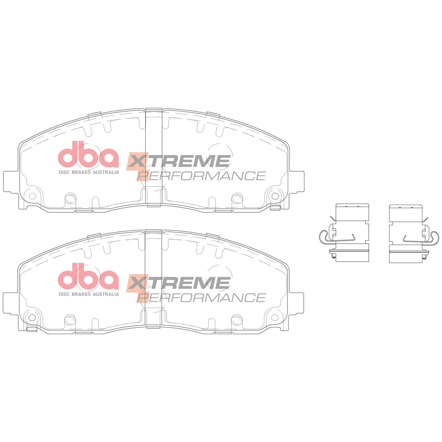 DBA DB15038XP High Performance Brake Pad Set