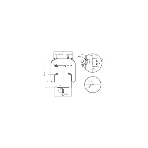 FEBI FE38719 Air Suspension Bellow
