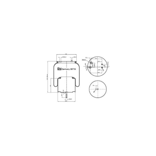 FEBI FE38719 Air Suspension Bellow