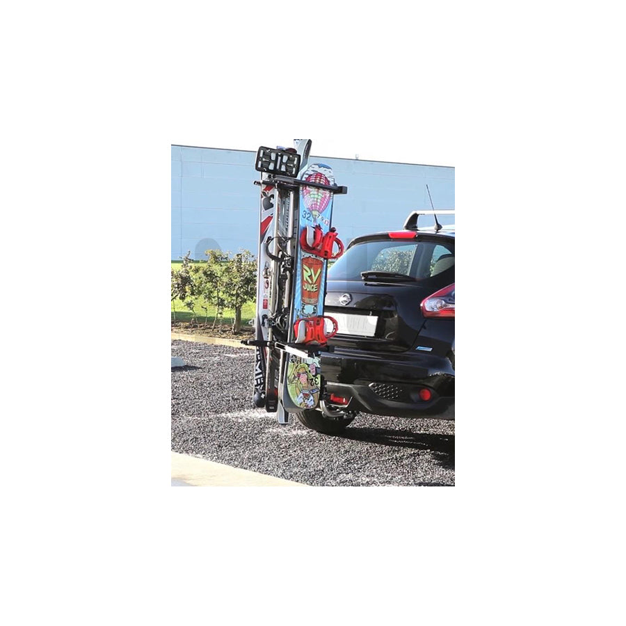 SNO-PRO 161 Ski / Snowboard Holder, towbar coupling carrier towbar mounted, 40cm, 40cm, 17kg