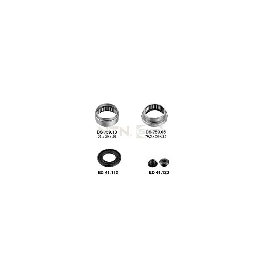 Snr Ks559.05 Axle Bush For Peugeot 206