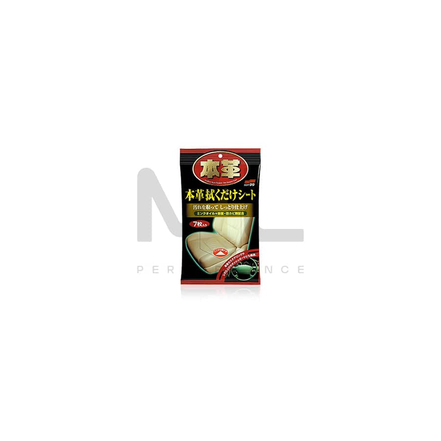 Soft99 02059 Leather Seat Cleaning Wipe