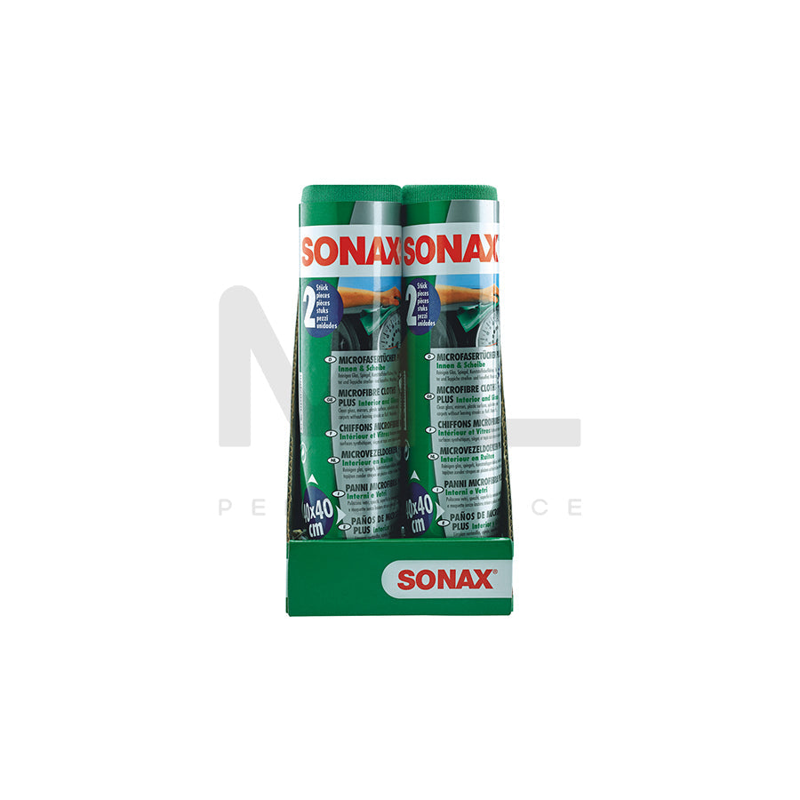 Sonax Microfibre Cloths PLUS Interior and Glass 2pcs.