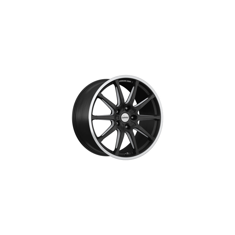 Speedline Corse SC1 Motorismo 11.5x19 ET76 SC1.9155.251/6661 Racing Black-Matt-Rim Lip Diamond Cut Wheel