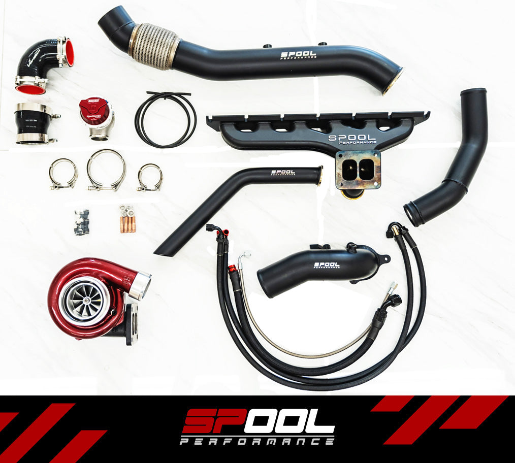 Spool Performance Billet Manifold GEN 1 B58 Top Mount Turbocharger Kit