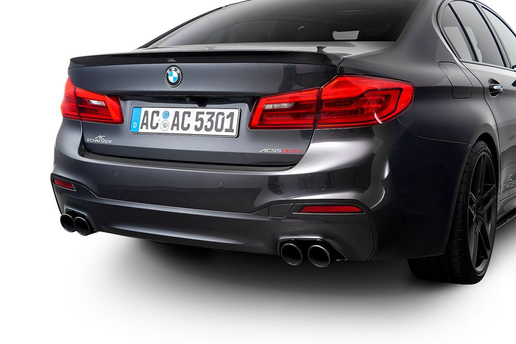 AC Schnitzer BMW G30 G31 Ceramic Black Sport Tailpipe (Inc. 520d, 530d & 540d)