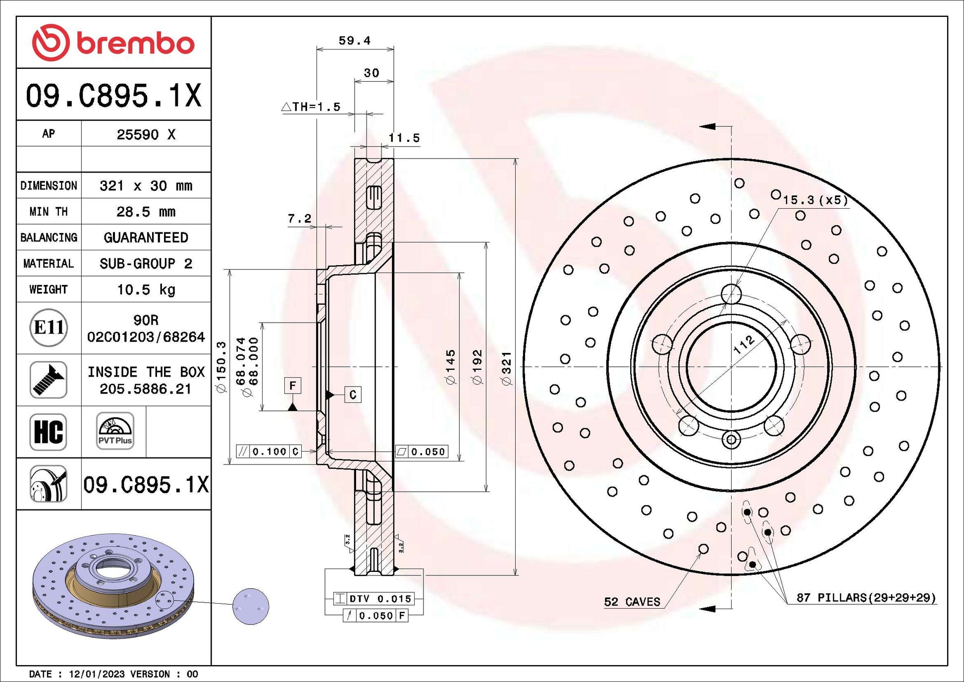 DELPHI LH7092 Brake Hose