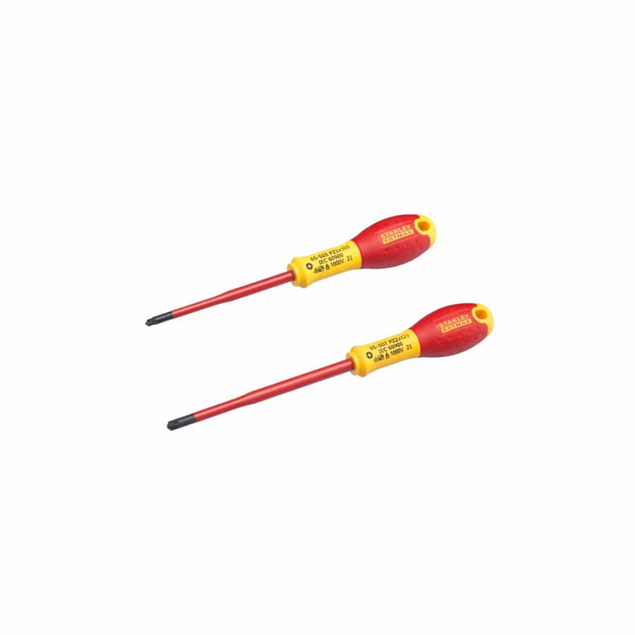 STANLEY® STA062649 FatMax® VDE Insulated Borneo PZ Scewdriver Set, 2 Piece