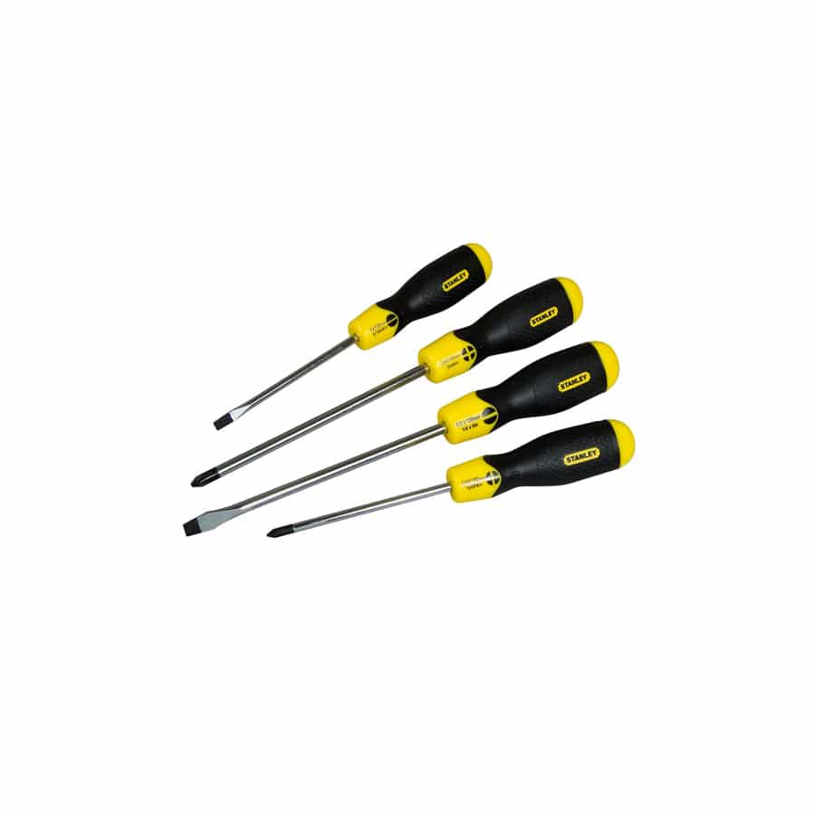 STANLEY® STA065013 Cushion Grip Screwdriver Set, 4 Piece
