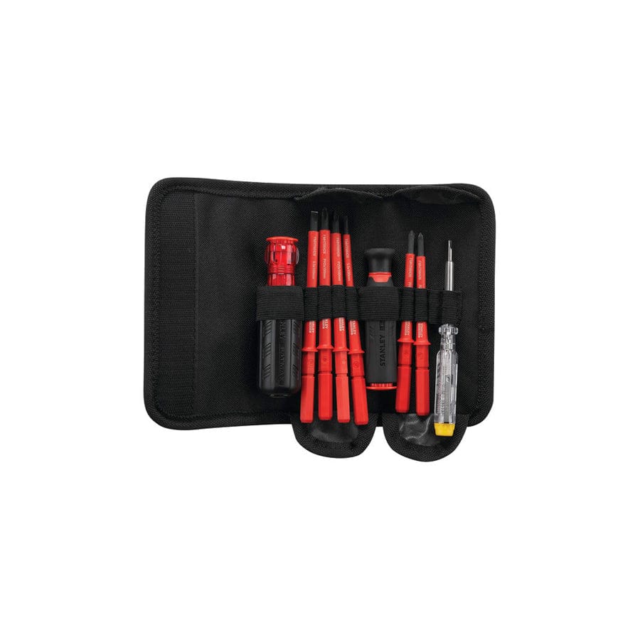 STANLEY® STA066426 VDE Multi-Bit Screwdriver Set, 10 Piece