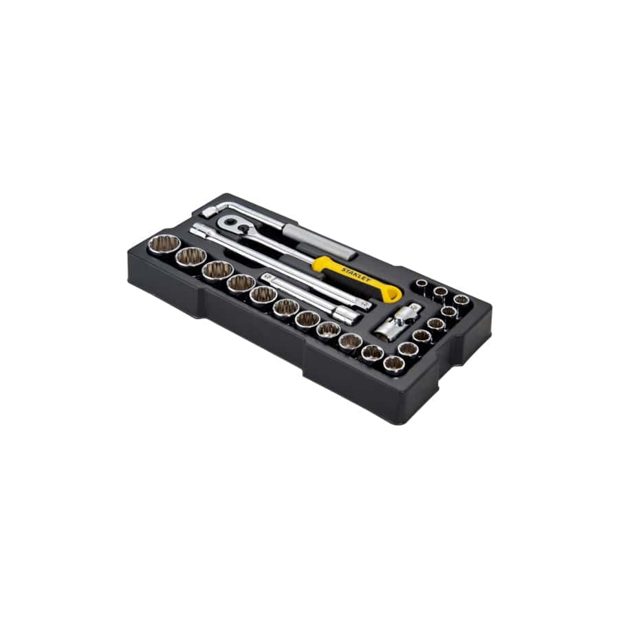 STANLEY® STA174726 1/2in Drive 12 Point Metric Socket Module 23 Piece
