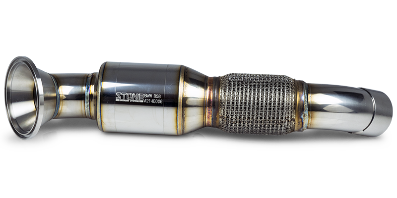Stone Exhaust BMW B58 Eddy Catalytic Performance Downpipe (Inc. M140i, M240i, 440i, 540i & X5 M40i) - ML Performance US