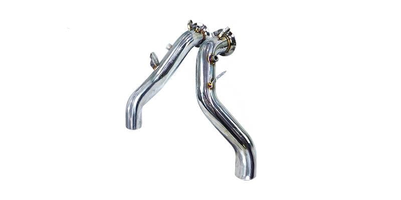 Stone Exhaust BMW S63M F91 F92 F93 M8 Catless Downpipe - ML Performance US