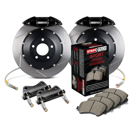 StopTech 83.059.0023.51 Sport Big Brake Kit - Rear - 328x28mm Slotted - ST-22 Black