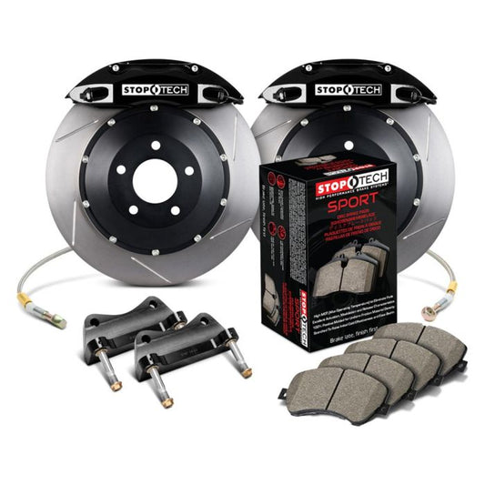 StopTech 83.791.4700.51 Sport Big Brake Kit - Front - 355x32mm Slotted - ST-40 Black