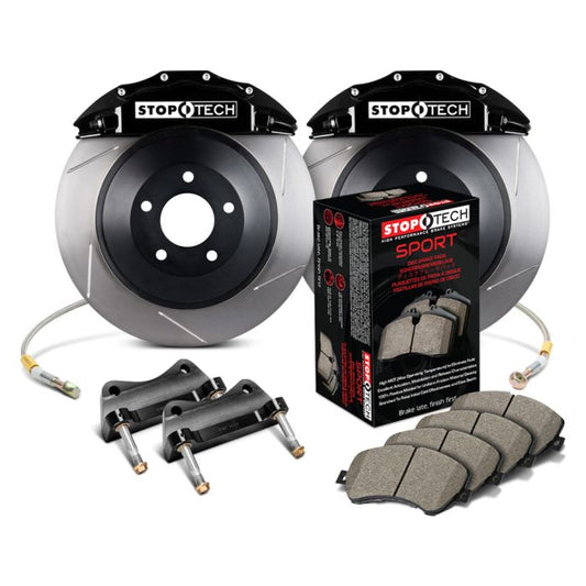 StopTech 82.335.6800.51 Touring Big Brake Kit - Front - 380x32mm Slotted - ST-65 Black