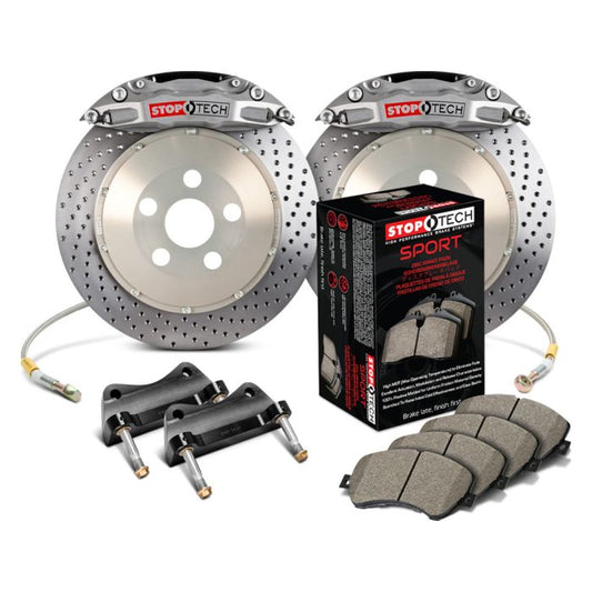 StopTech 83.131.0046.R2 Trophy Sport Big Brake Kit - Rear - 332x32mm Drilled - STR-40 Anodized