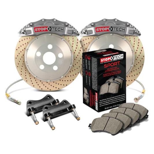 StopTech 83.160.6D00.R4 Trophy Sport Big Brake Kit - Front - 380x35mm Drilled & Zinc Coated - STR-60 Anodized