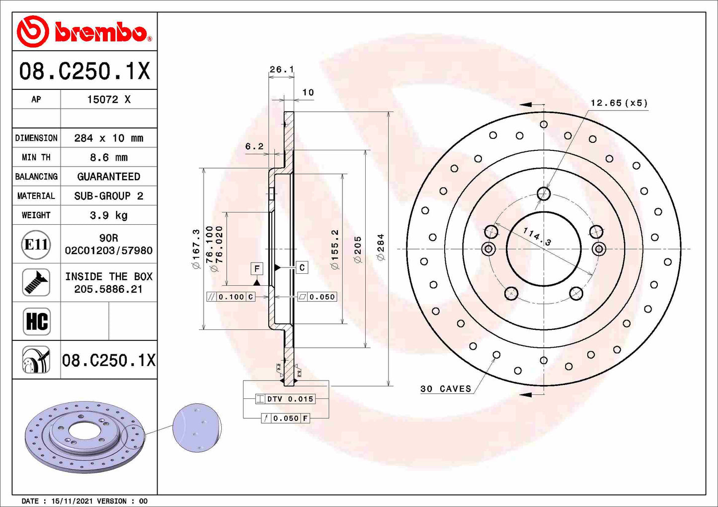 DELPHI LH7446 Brake Hose