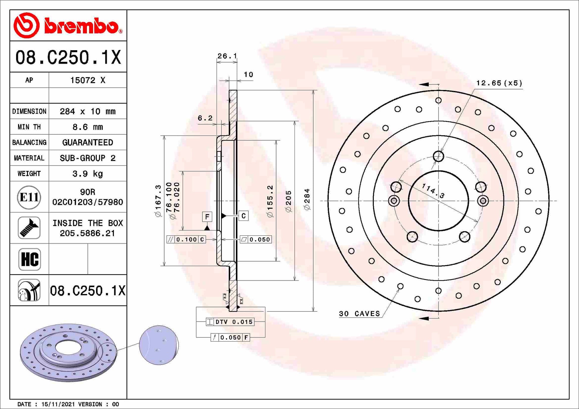 DELPHI LH7446 Brake Hose