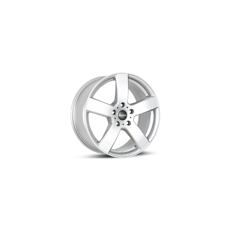 SuperMetal Bolt 8x18 ET45 62180 Silver Wheel