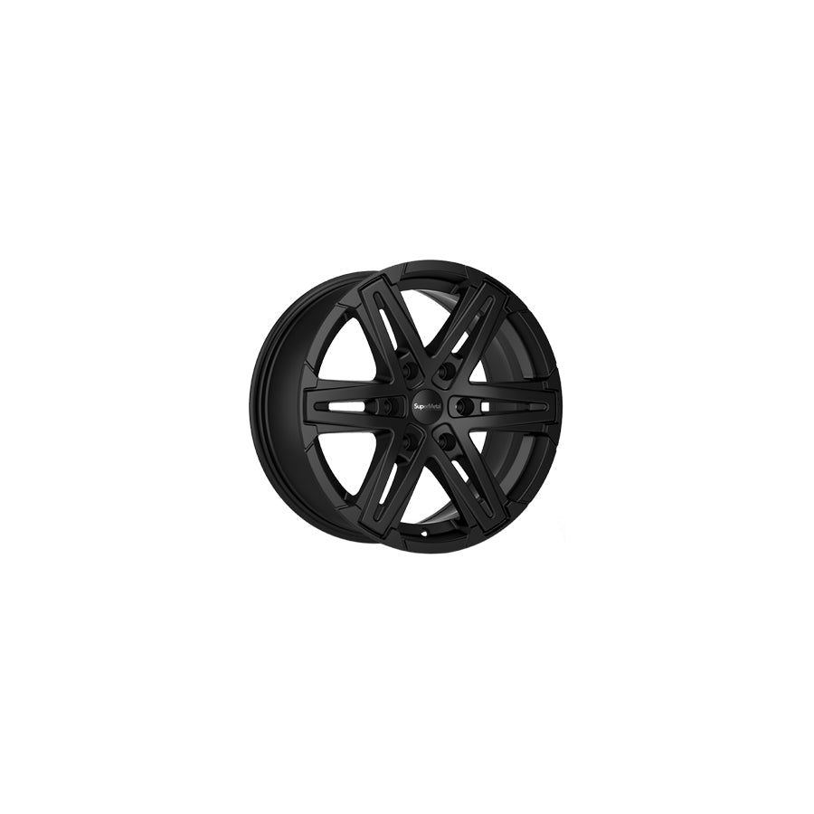 SuperMetal Compass 8.5x18 ET40 20010 Matt Black Wheel