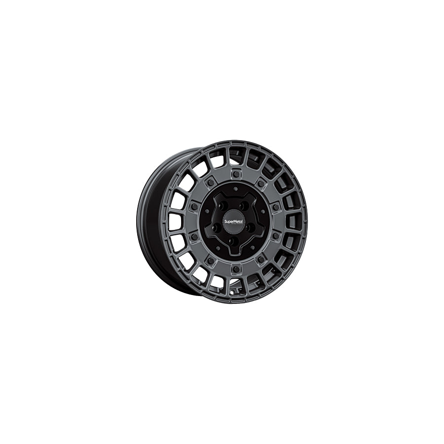 SuperMetal Rig 8x18 ET40 58042 Ultra Matt Grey Wheel