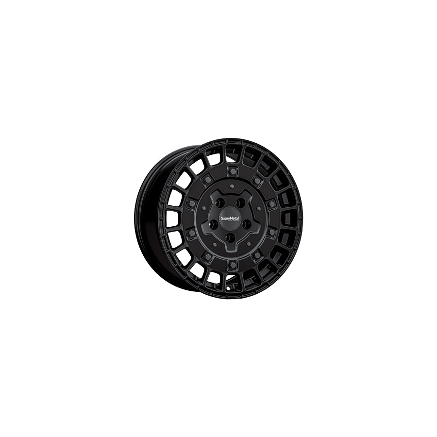 SuperMetal Rig 8x18 ET45 58016 Matt Black Wheel