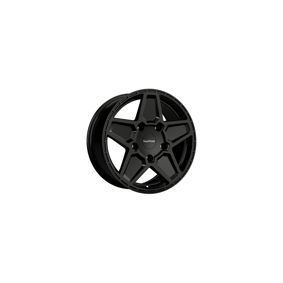 SuperMetal Rocket 8x18 ET40 38022 Gloss Black Wheel
