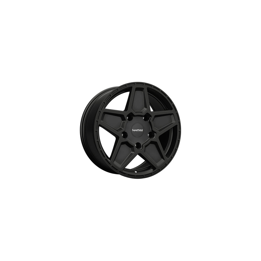 SuperMetal Rocket 8x18 ET45 38016 Matt Black Wheel
