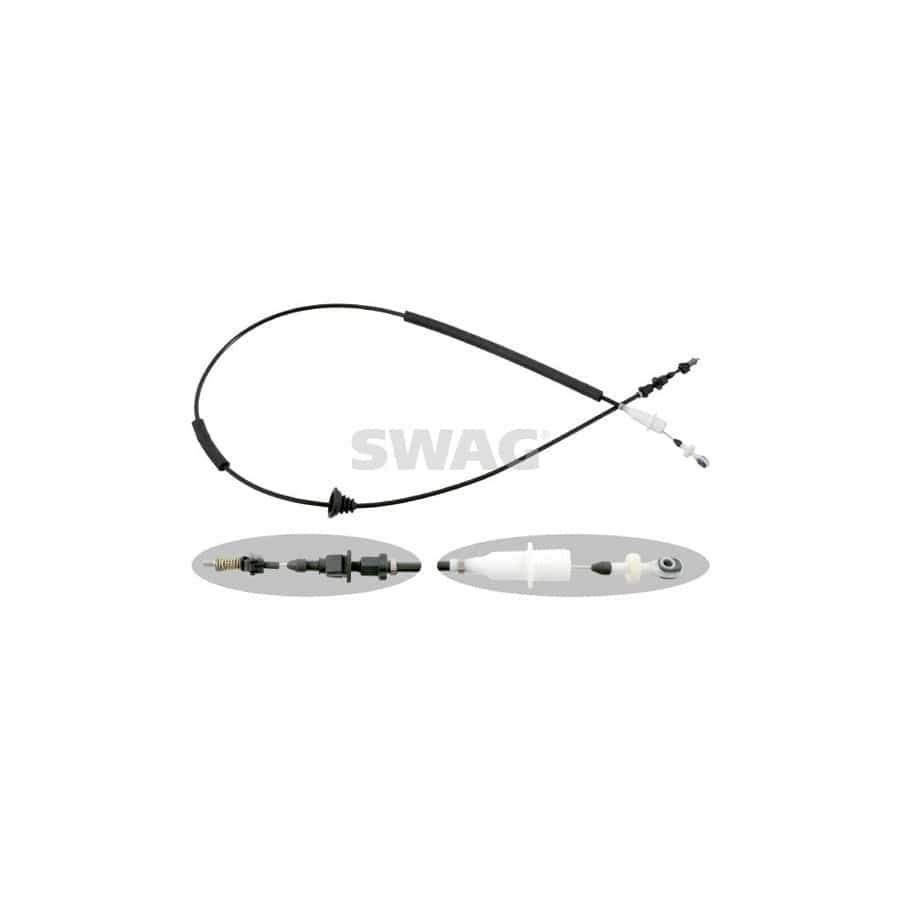 SWAG 10 92 2324 Accelerator Cable for MERCEDES-BENZ C-Class