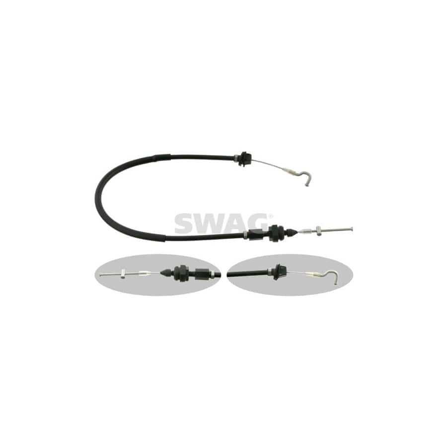 SWAG 20 90 1765 Throttle Cable for BMW 5 Saloon (E34)