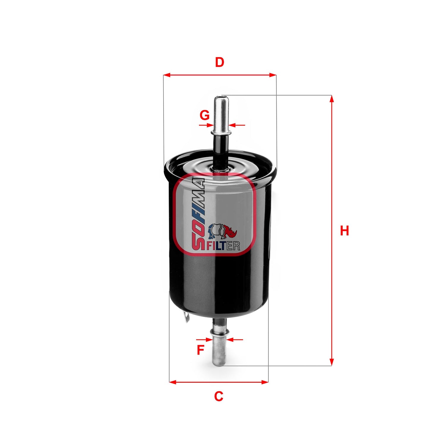 SOFIMA S1843B Fuel Filter