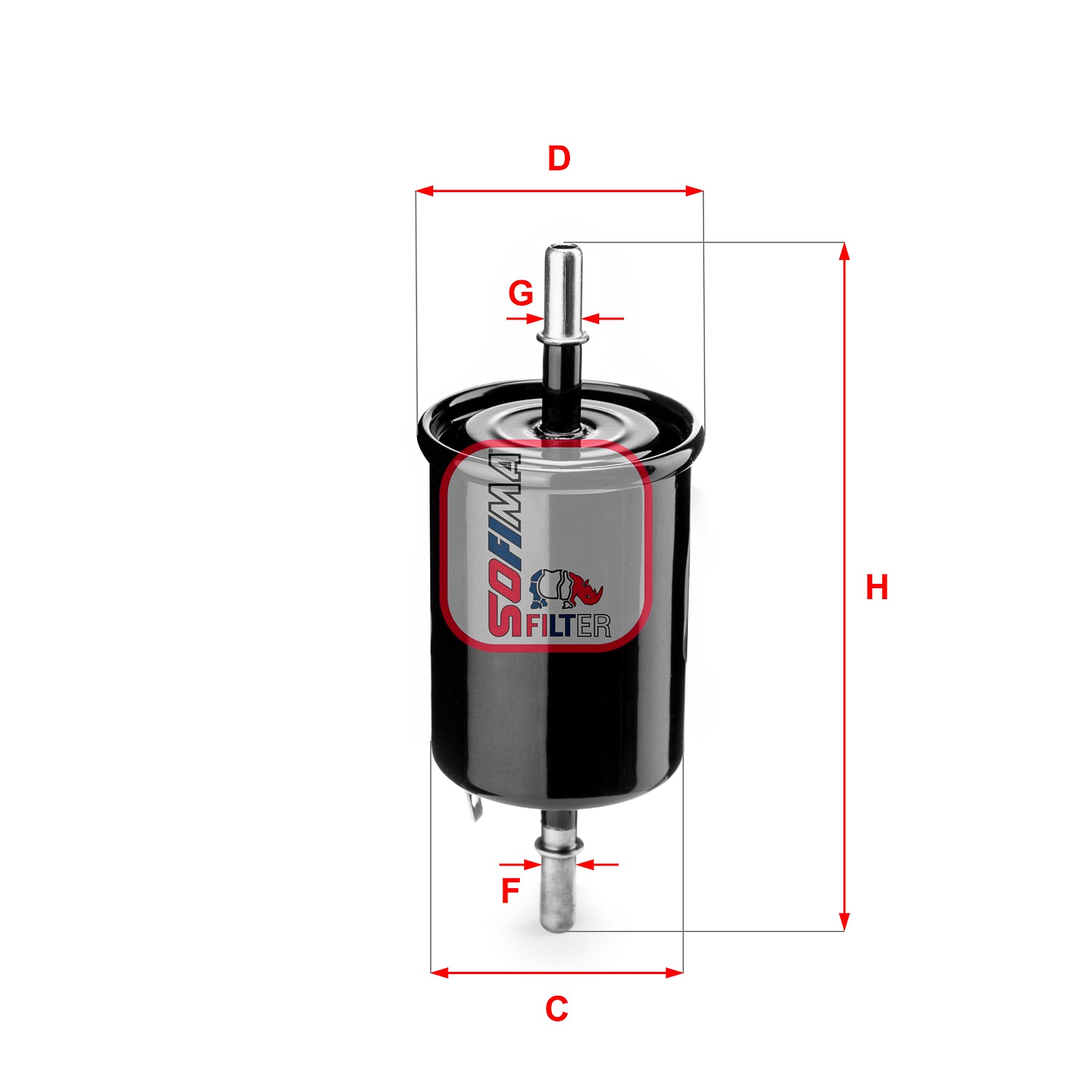 SOFIMA S1843B Fuel Filter