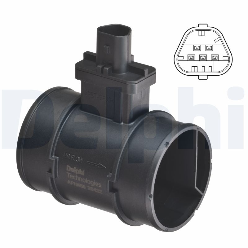 DELPHI AF1065012B1 Mass Air Flow Sensor