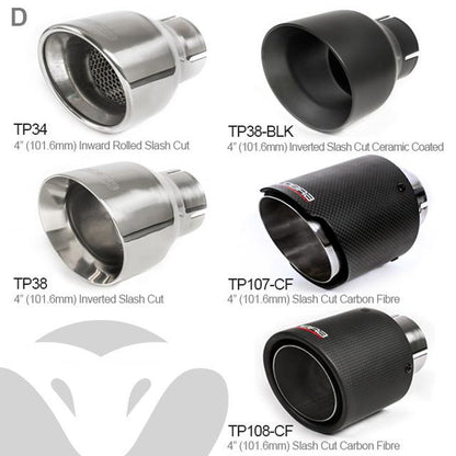 Cobra Exhaust Ford Mustang 5.0 V8 GT Convertible (2015-18) 2.5" Venom Box Delete Axle Back Performance Exhaust