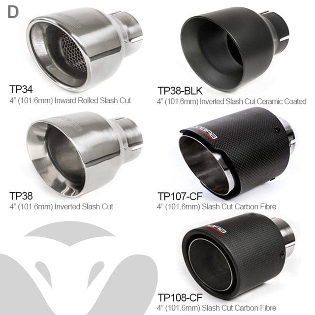 Cobra Exhaust Ford Mustang 2.3 EcoBoost Convertible (2015-18) 2.5" Venom Box Delete Axle Back Performance Exhaust